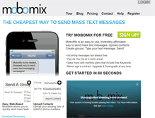 Tablet Screenshot of mobomix.com